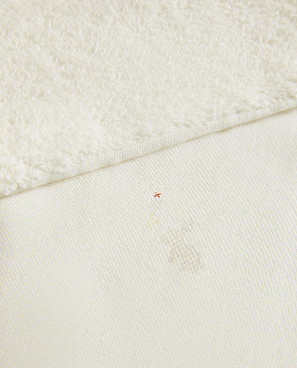 Zara Home Полотенце для лица и рук из хлопка, экрю, 45x23 см · 5673/490