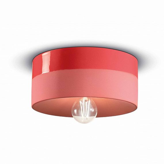 Потолочный светильник Ferroluce Pi C1793 Rosso corallo (Италия)