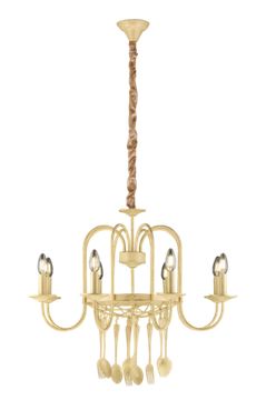 1701/8 BEIGE+GD (1) Люстра Veneto Luce