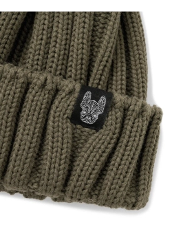 Шапка в рубчик с логотипом ладок