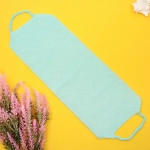 Мочалка скрабирующая японская «Premium - Monako», цвет мятный, 19*45 (растяг. до 90)●