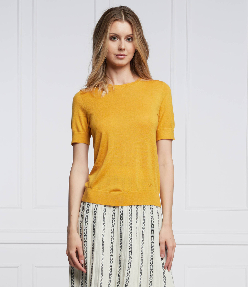 кашемировый свитер iberia TORY BURCH - горчичный(63184)