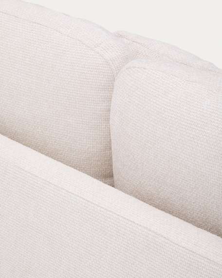 Трехместный диван-кровать Laira, 225 см, шенилл цвета экрю 