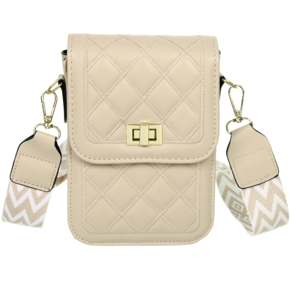 Сумка женская через плечо «Шанти», цвет молочный, 19*6,5*13*3,5см (лейбл Ultramarine)