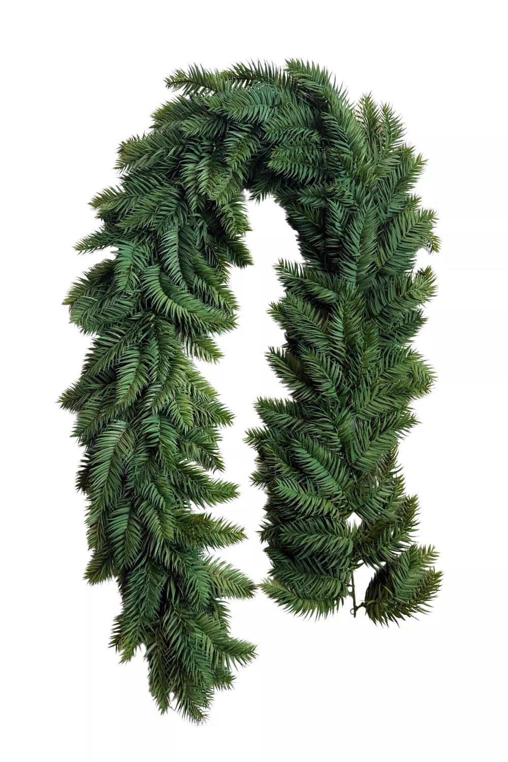 Гирлянда из хвои с широкой иглой 180 см