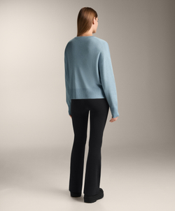 Oysho Джемпер с круглым вырезом, небесно-голубой