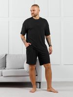 Фуфайка (футболка) мужская  Алессандро-1 Виотекс ЧЁРНЫЙ