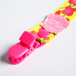 2792855 Держатель для пустышки, ниблера «Совушка» на ленте, МИКС