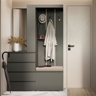 Прихожая Графит 1,2 метра