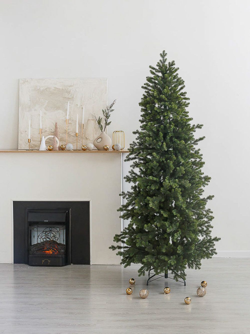 Искусственная узкая елка «Монте» (Литая хвоя) 150 см / 1,5 м