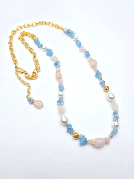 91002850 Колье Роман с камнем