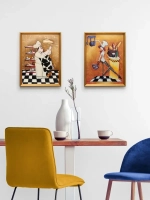 Картина настенная в багетной раме "Повар" 42*32 см