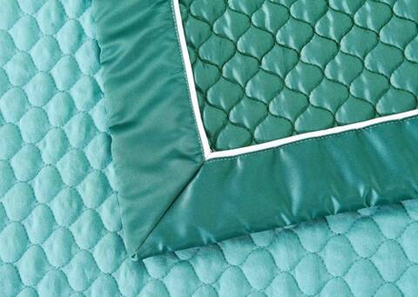 Покрывало 230x250 и 2 наволочки 50х70 Sofi De MarkO Молли зеленое