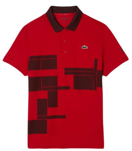 Теннисное поло Lacoste Tennis x Novak Djokovic Fan Version