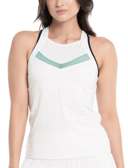 Топ теннисный Lucky in Love Cool Urbana V.I.P. Tank w/Bra - white
