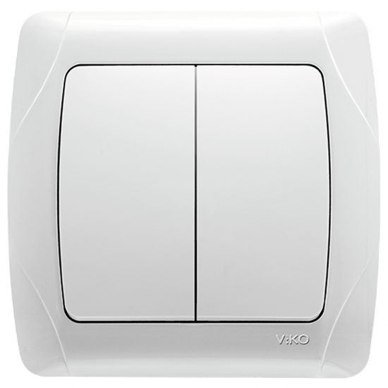 Выключатель VI-KO 2-кл. проходной бел. с/п 10А 250В