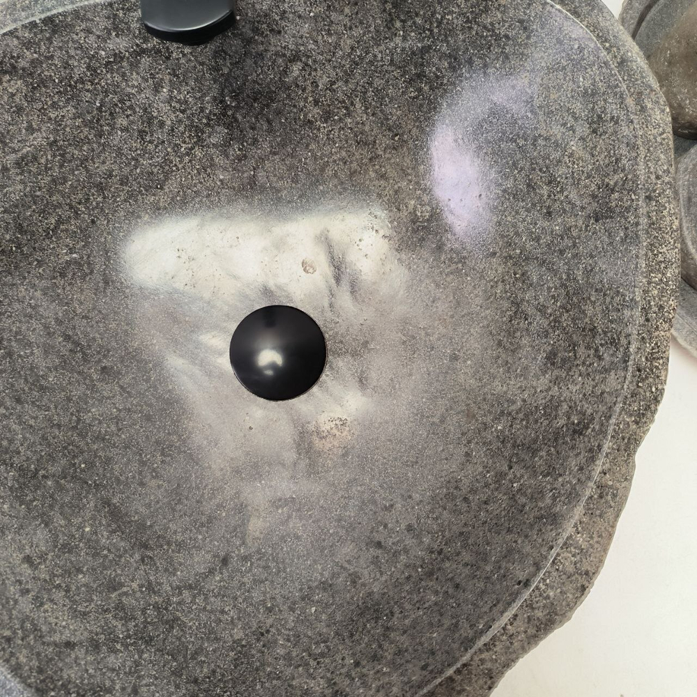 Каменная раковина из речного камня RS-63434 (49*45*16) 0123