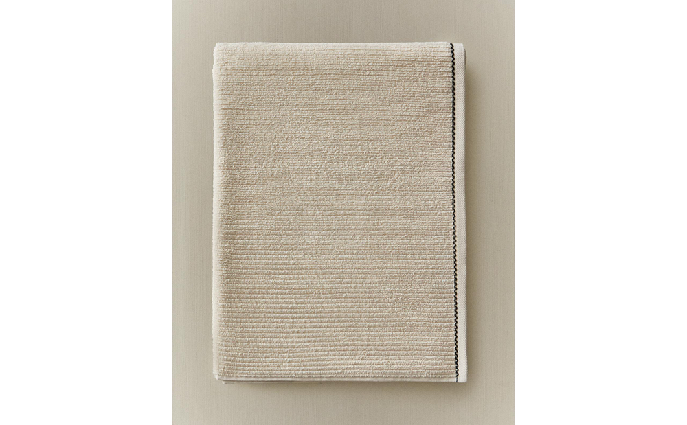 Zara Home Полотенце для лица и рук из хлопка, piaskowy · 8548/013