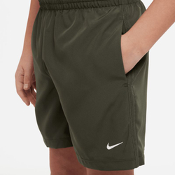 Детские теннисные шорты Nike Boys Dri-Fit Multi+ Training - cargo khaki/white