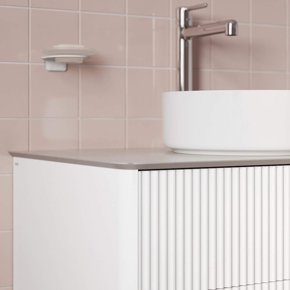 Столешница IDDIS Optima Home, керамогранит, 80 см, cветло-серый бетон, OPH80W0i89