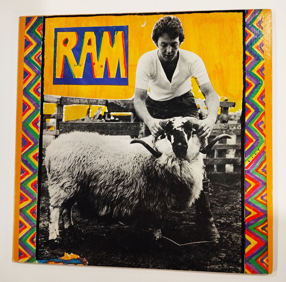 Винтажная виниловая пластинка LP Paul and Linda McCartney Ram (USA 1971)