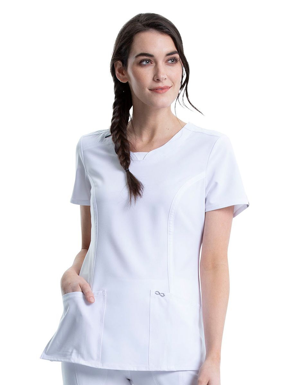 Топ медицинский женский Cherokee 2624A, красный, L