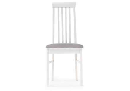 Стул деревянный Woodville Рейнир серый, белый, ножки белые