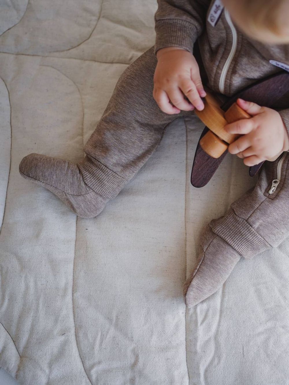 Носочки из футера "Халва" 0+