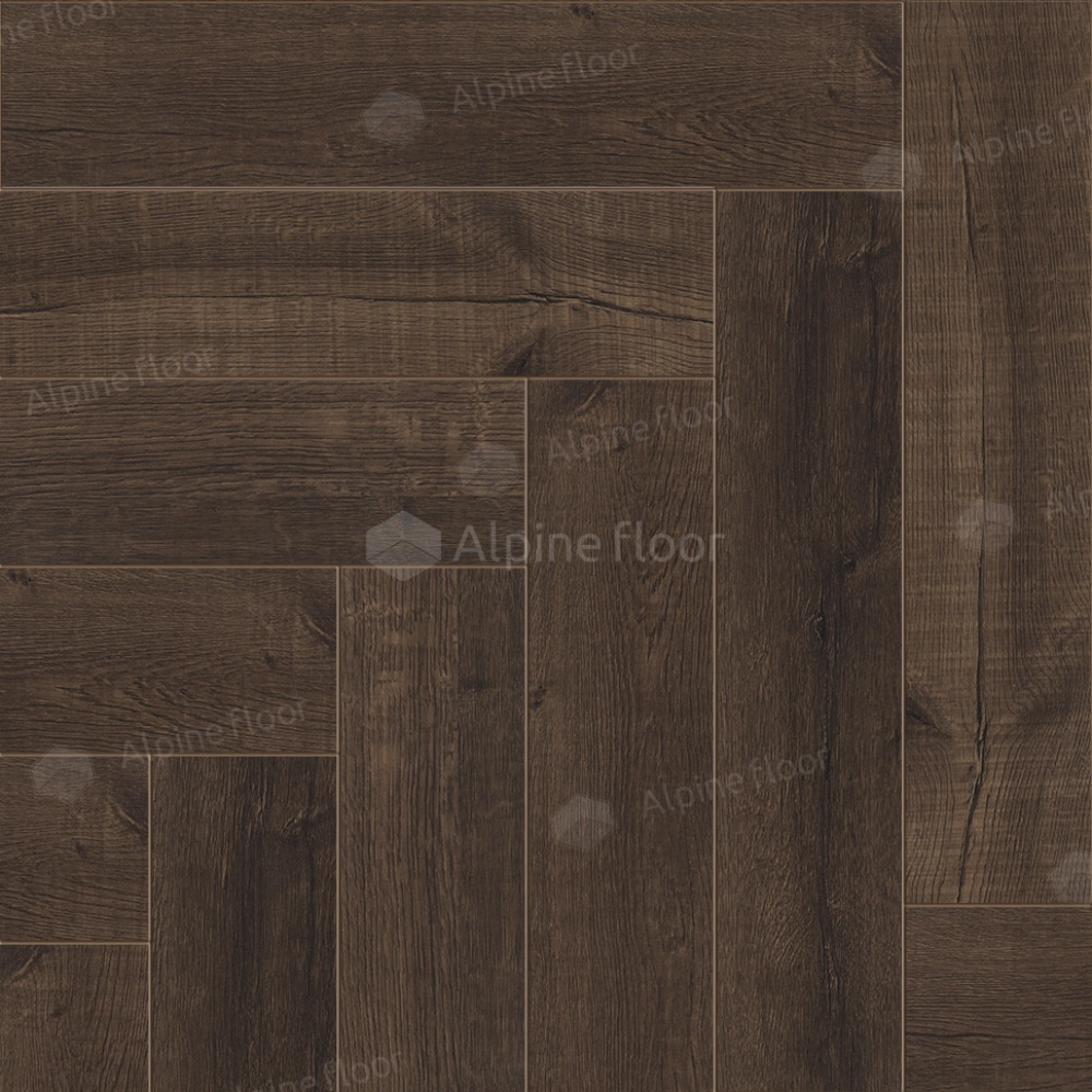 Кварцвиниловая плитка Alpine Floor Parquet LVT ECO 16-22 Дуб Альферац