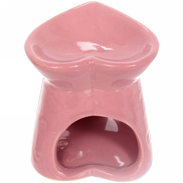 Аромалампа Love цвет розовый, керамика 7,2x7x7,6 см