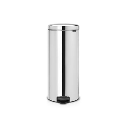 Ведро для мусора Brabantia NewIcon с металлическим внутреннем ведром полированная сталь 30л