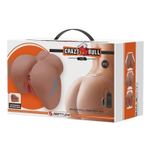 Карамельный мастурбатор-полуторс Mila с вибрацией (Цвет: карамель (темно-бежевый))