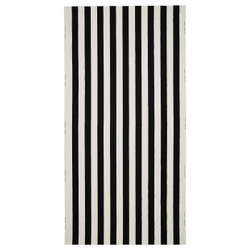 IKEA VARGTÖREL  (ИКЕА ВАРГТÖРЕЛ)  -  Ткань с отделкой, черная/белая, 150x300 см