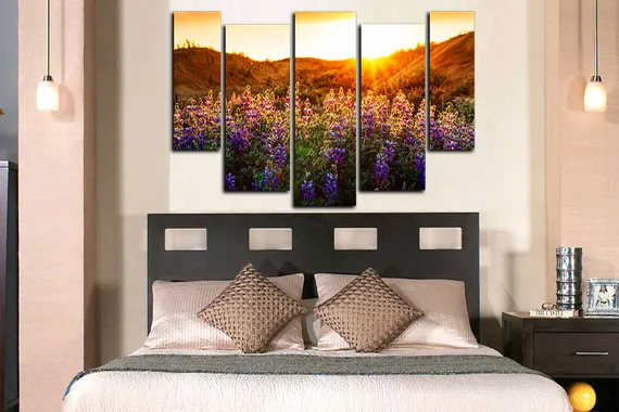 Модульная картина "Начало солнечного дня"