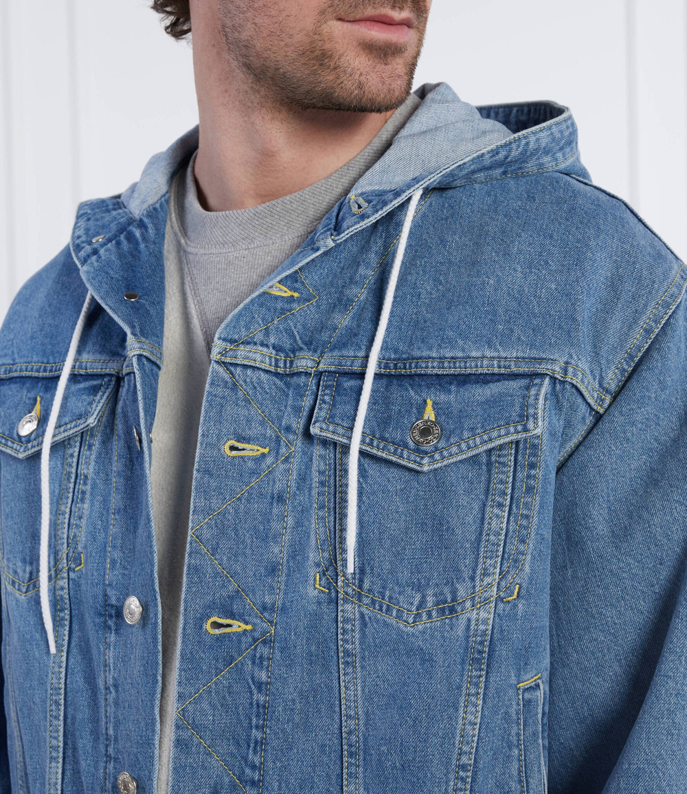 джинсовая куртка Kenzo - голубой(FC65DV5419IB)