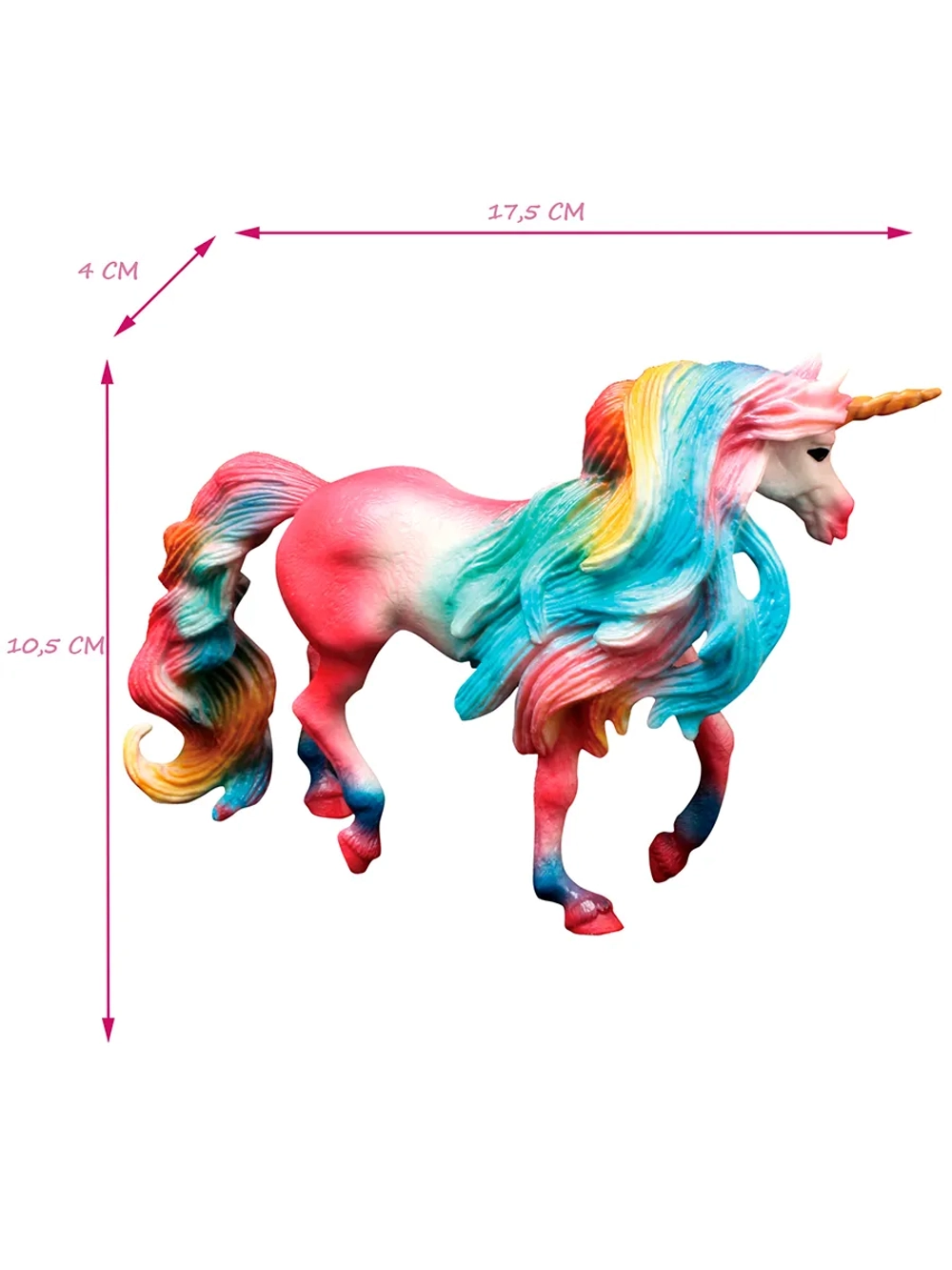Набор фигурок животных Мир фэнтези Семья красных единорогов 2 шт