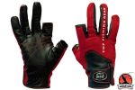 Перчатки спиннингиста Alaskan двухпалые Red/BL L (AGWK-11L)