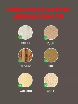 PROCTO Краска для мебели и дерева без запаха графитовый серый 1.2кг