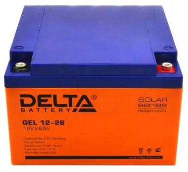 Аккумуляторы Delta GEL 12-26 - изображение 1 Аккумуляторы Delta GEL 12-26 - фото 1