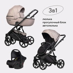 Детская коляска Riko Basic Montana 3 в 1 50 Beige (бежевый)