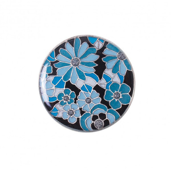 Брошь Clara Bijoux Ромашки F75397 BL