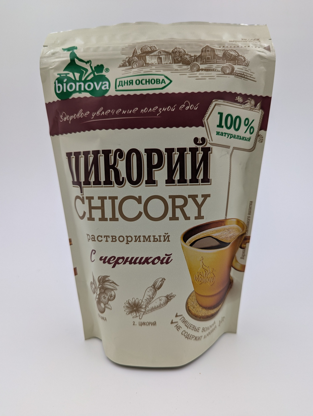 Бионова цикорий с черникой 100 гр