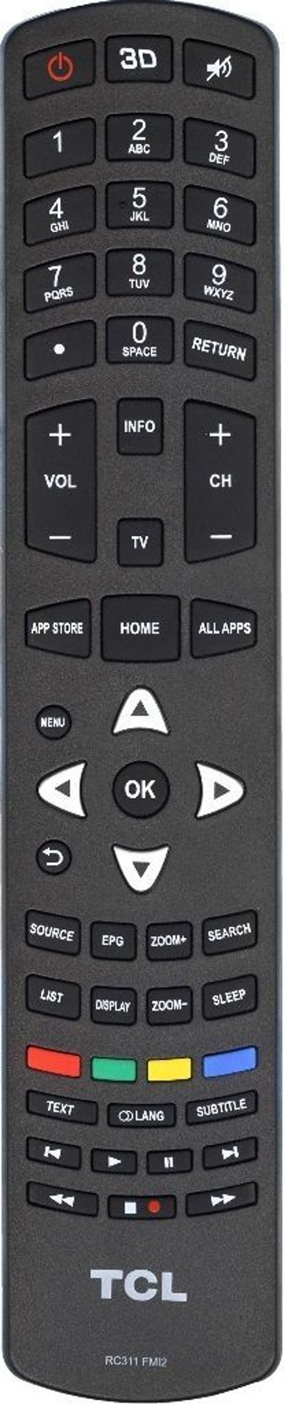 Пульт TCL RC311 FMI2 оригинальный
