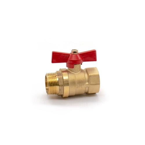 Кран шар 1" г/ш ручка.