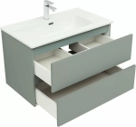 Тумба с раковиной Aquanet Вега 2.0 337961/254364 80 мисти грин