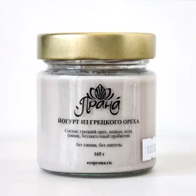 Йогурт из грецкого ореха классический "Prana", 165 г