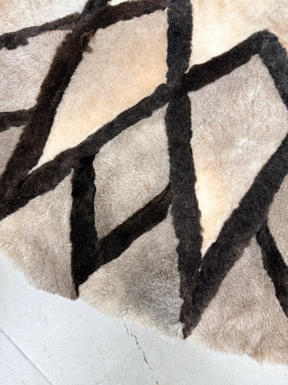 Ковер шкура натуральная овчина меховой