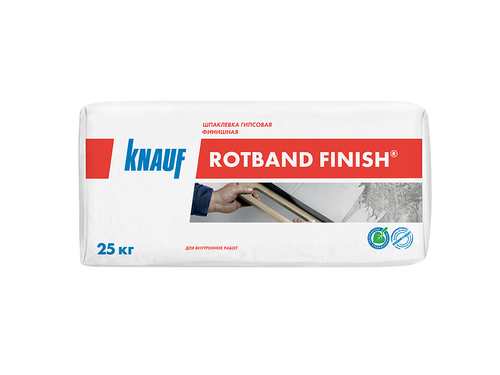 Шпаклевка гипсовая финишная Knauf Rotband Finish, 25 кг