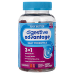 Schiff, Digestive Advantage®, жевательные таблетки с пробиотиками для ежедневного приема, натуральный суперфрукт, 90 жевательных таблеток