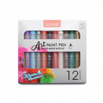 Набор маркеров Zeyar Paint marker ZP-1225 (2мм) - 12шт